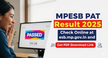MPESB PAT Result 2025 Check Online at esb.mp.gov.in and Get PDF Download Link